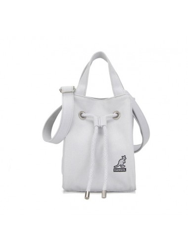 Kangol Sally Canvas Rope Tote Bag- Light Grey 3812